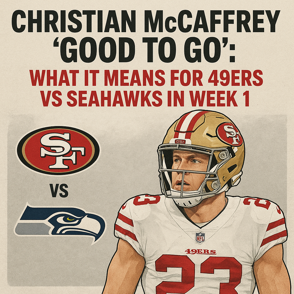 Christian McCaffrey ‘good to go’ What it means for 49ers vs Seahawks in Week 1