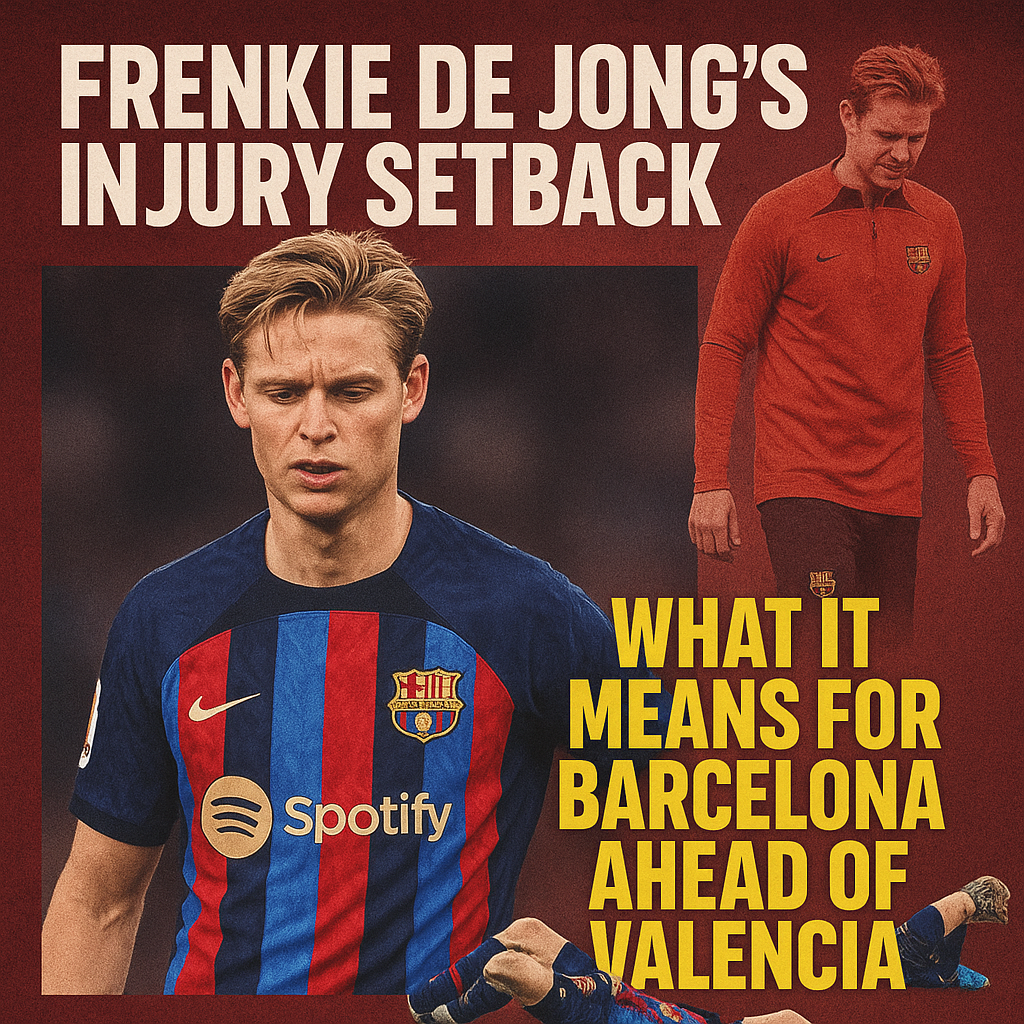 Frenkie de Jong’s Injury Setback What It Means For Barcelona Ahead Of Valencia