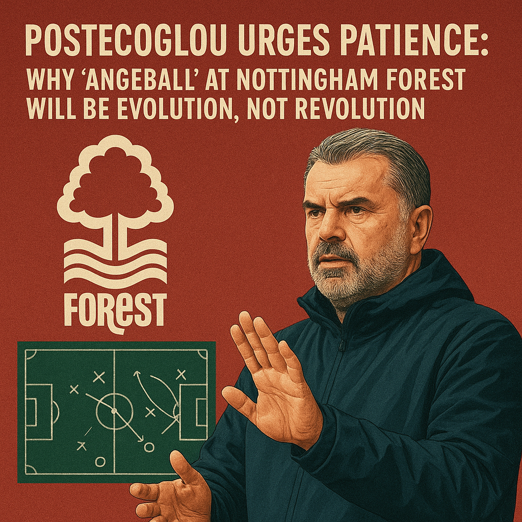 Postecoglou urges patience why ‘Angeball’ at Nottingham Forest will be evolution, not revolution